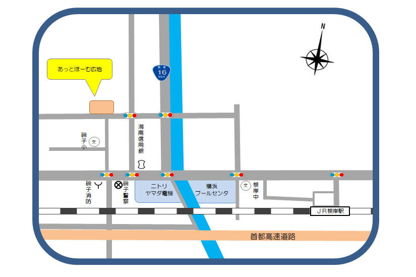 あっとほーむ広地アクセス地図